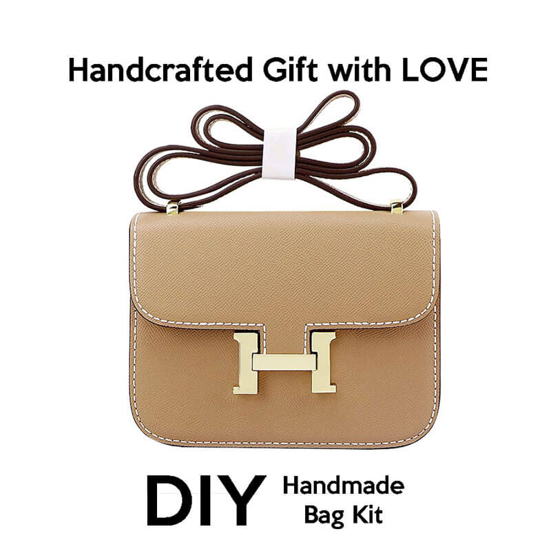 Constance Bag Leather DIY Kit ¨C Babylon Leather - Babylon LeatherBabylon LeatherSY08 - Matching Color - Epsom Leather - Brown
