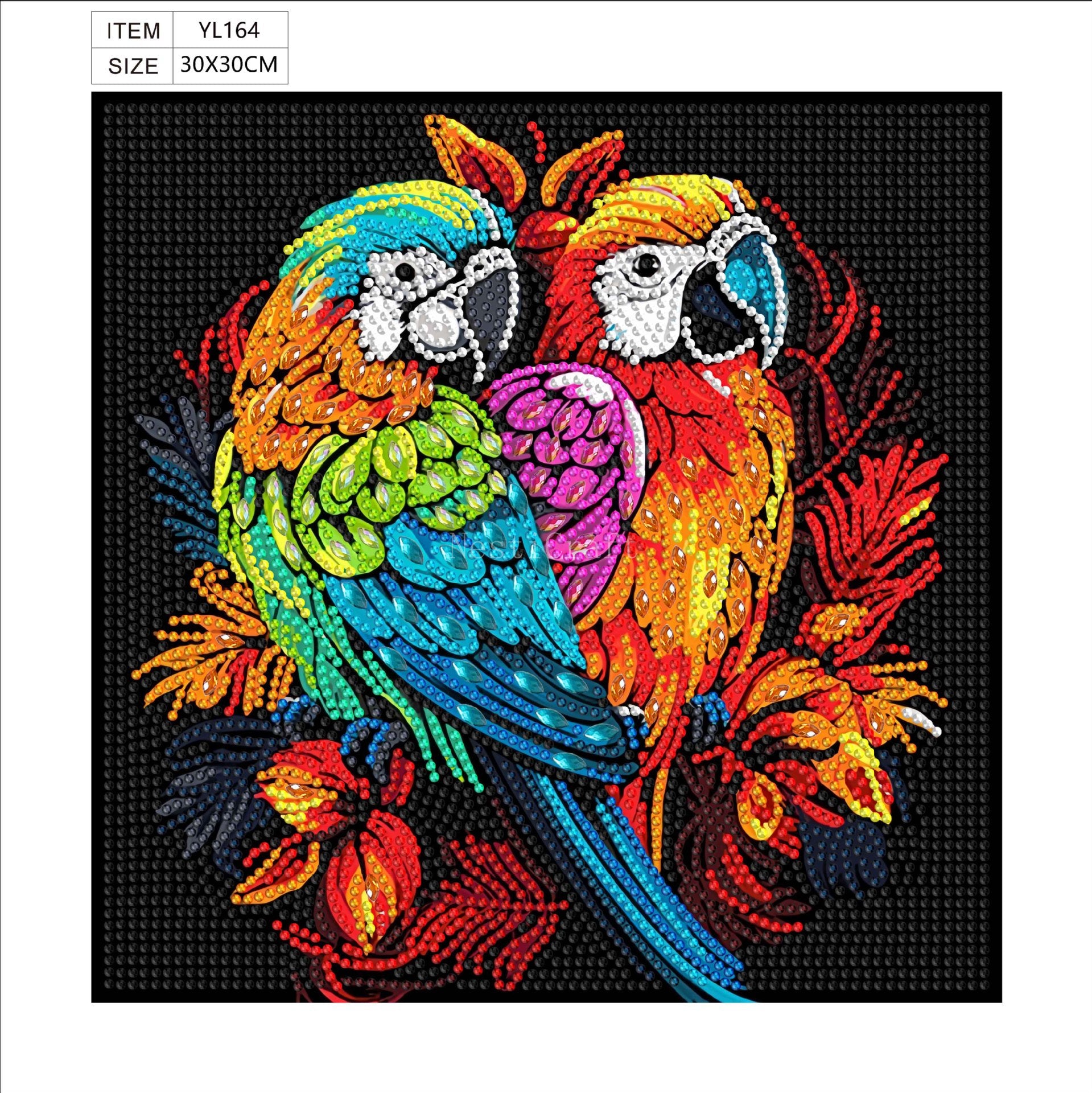 5D Diamond Painting DIY Kit – Colorful Birds & Nature Designs by Nesti Craft