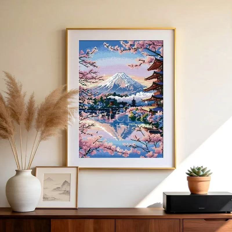 Mount Fuji Diamond Painting DIY Kit by Nesti Craft