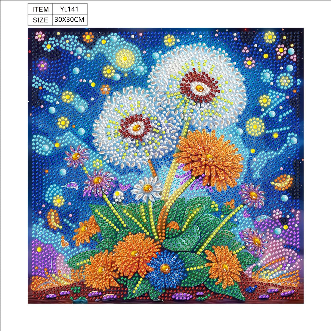 Diamond Painting DIY Kit – Vibrant and Colorful Animal Designs by Nesti Craft