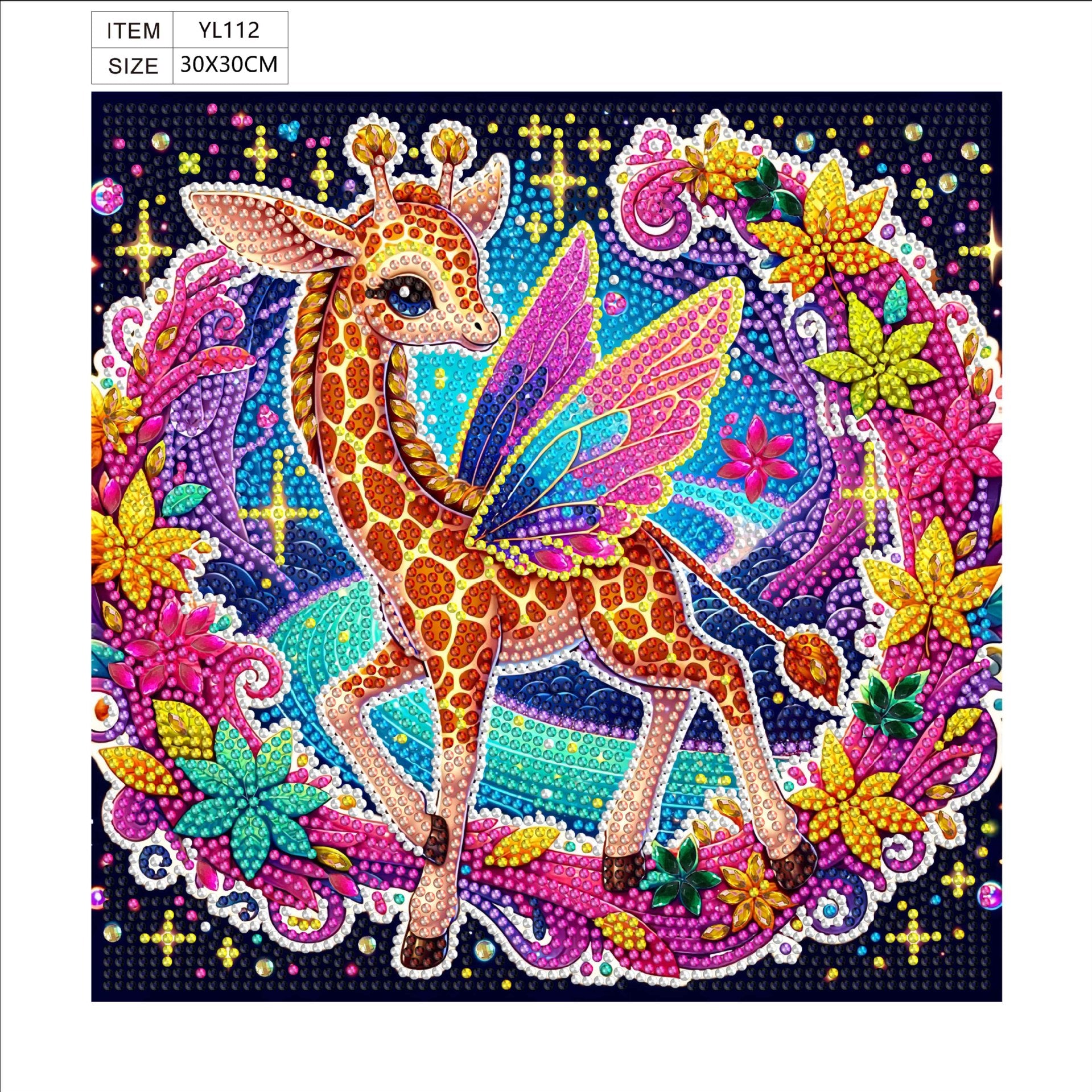 5D Diamond Painting DIY Kit – Colorful Animals & Heart Designs  by Nesti Craft
