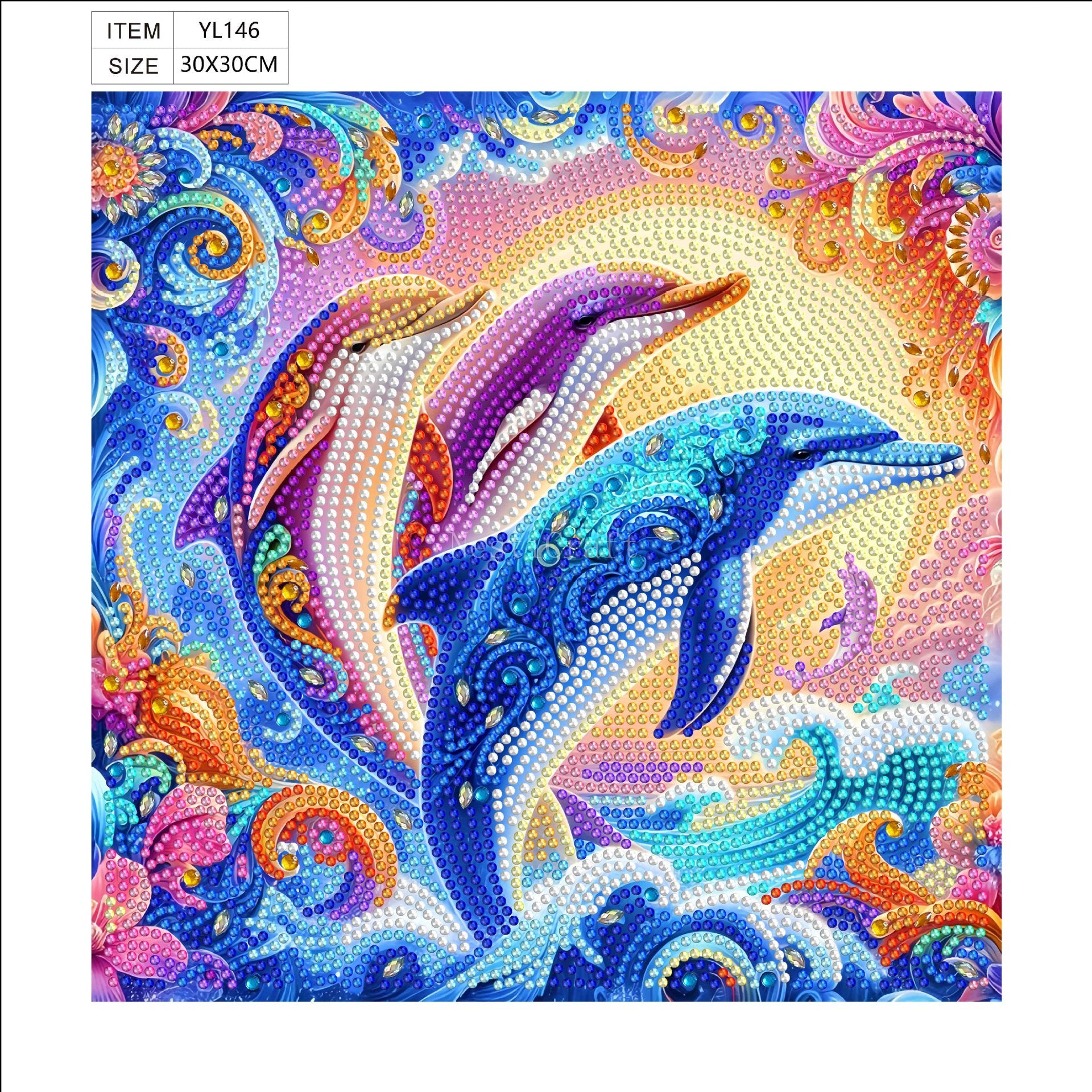 Diamond Painting DIY Kit – Vibrant and Colorful Animal Designs by Nesti Craft