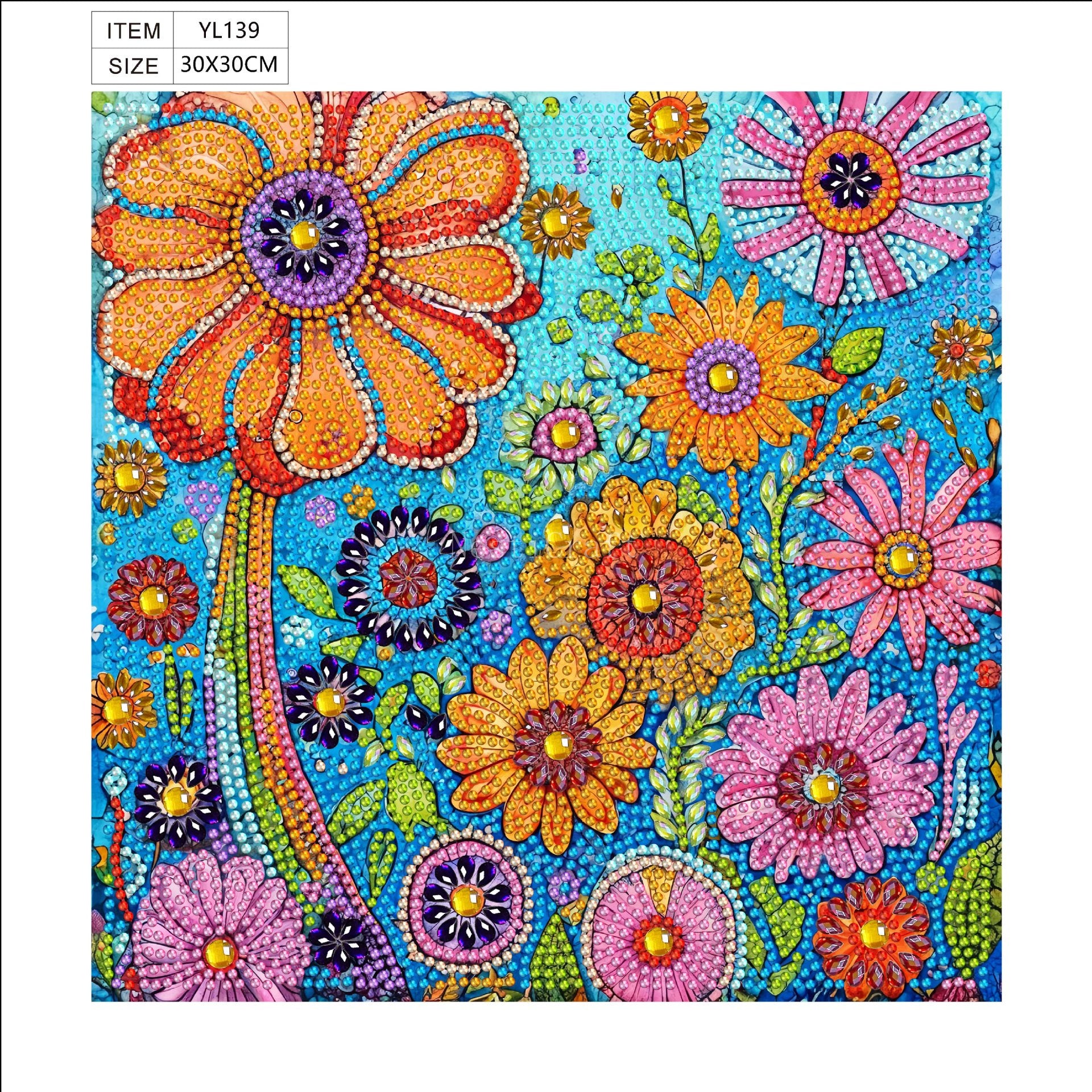 Vibrant Floral & Artistic Diamond Painting DIY Kit  by Nesti Craft