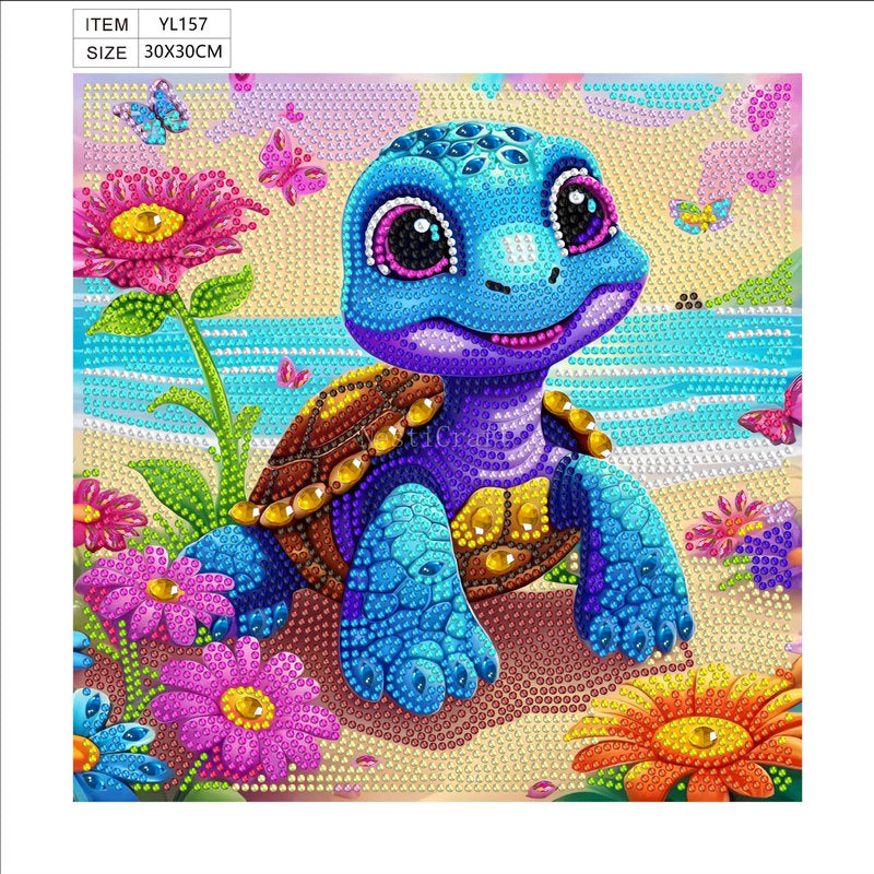 Cartoon Sea Turtle Diamond Painting DIY Kit  by Nesti Craft