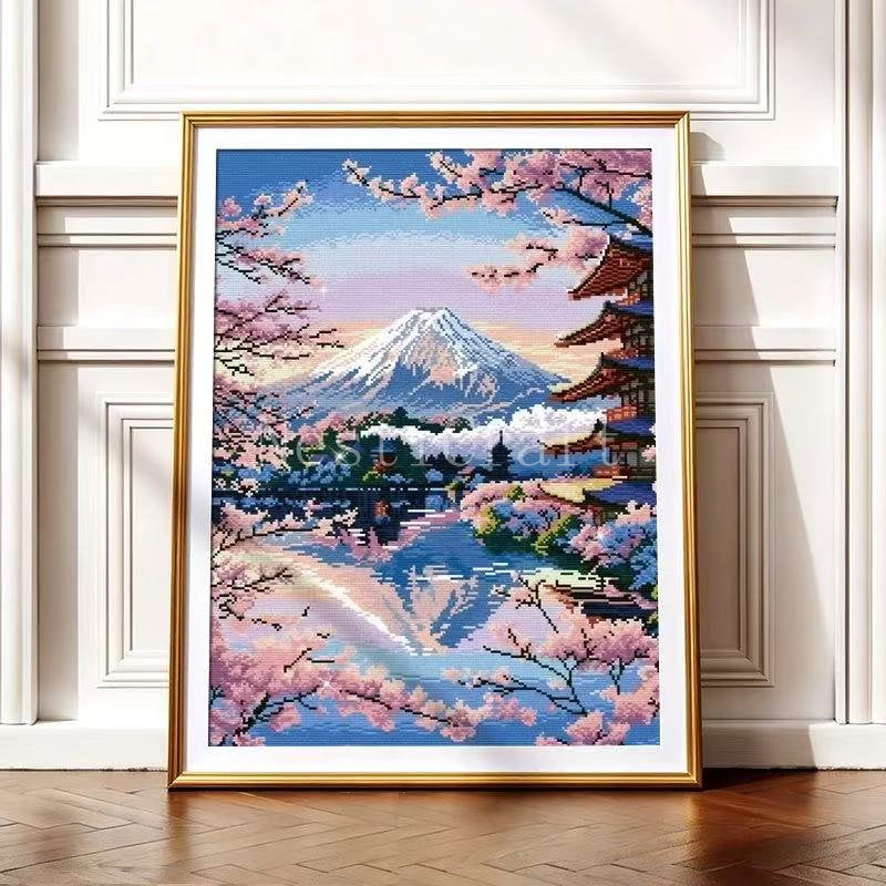 Mount Fuji Diamond Painting DIY Kit by Nesti Craft