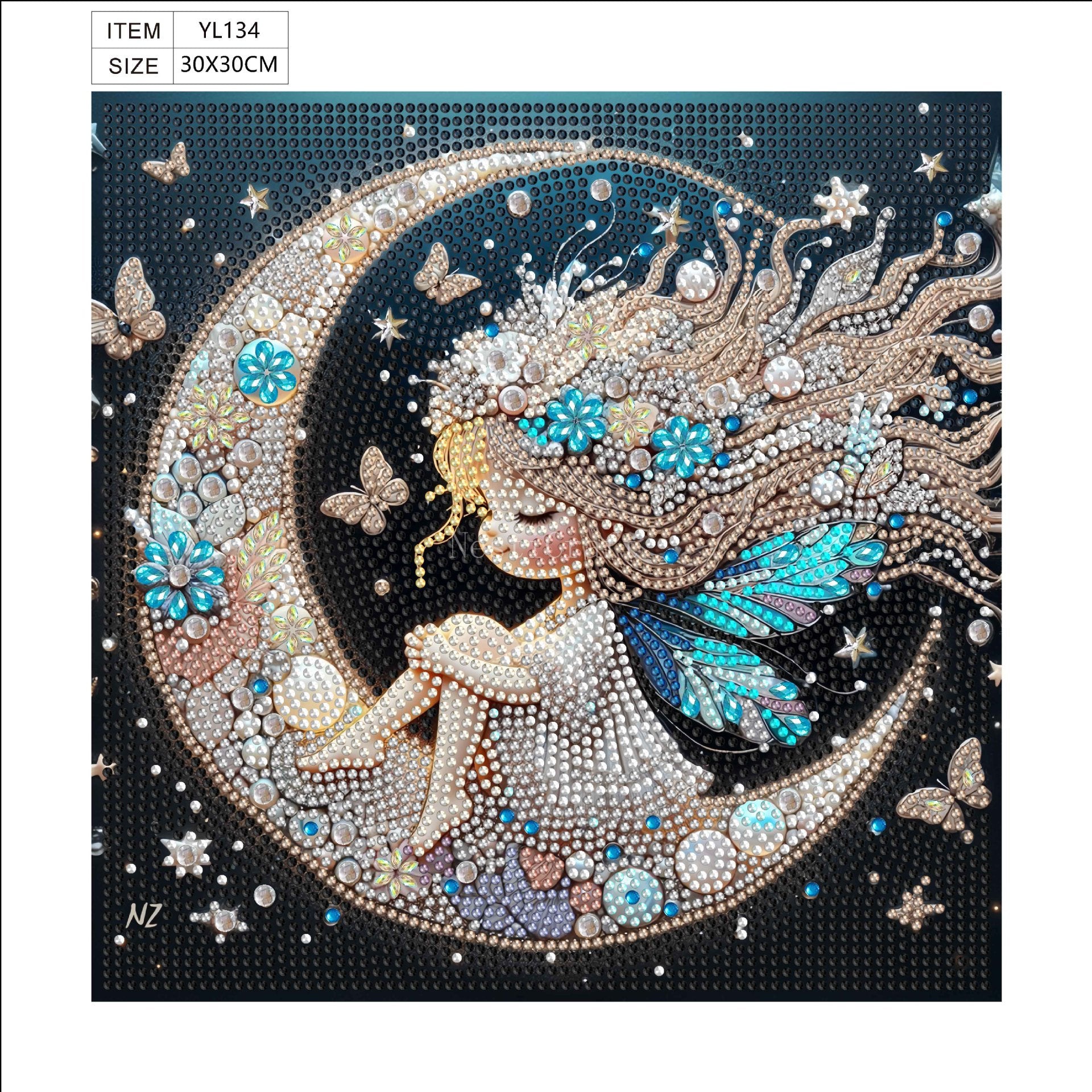 Vibrant Floral & Artistic Diamond Painting DIY Kit  by Nesti Craft