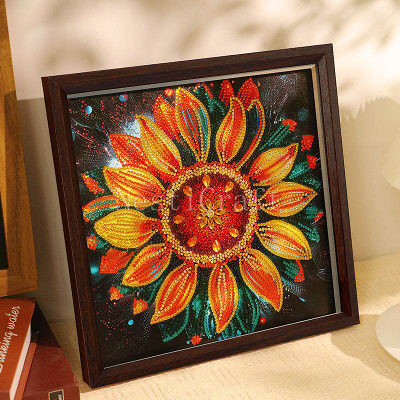 Lotus Diamond Painting DIY Kit  by Nesti Craft