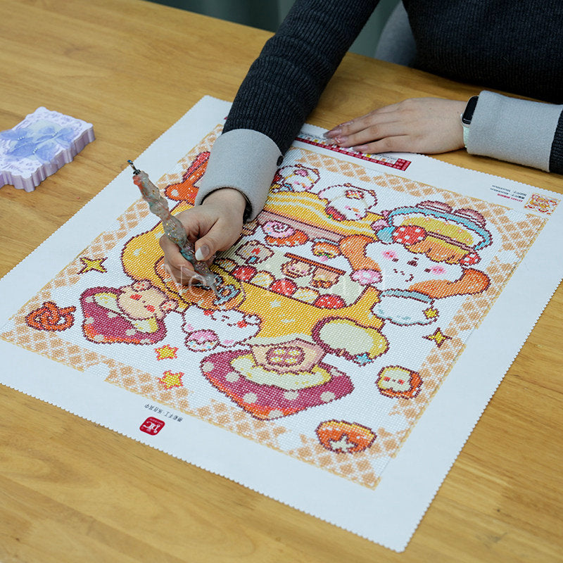 Cute Cartoon Diamond Painting DIY Kit by Nesti Craft