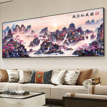 Eastern Landscape Diamond Painting DIY Kit by Nesti Craft