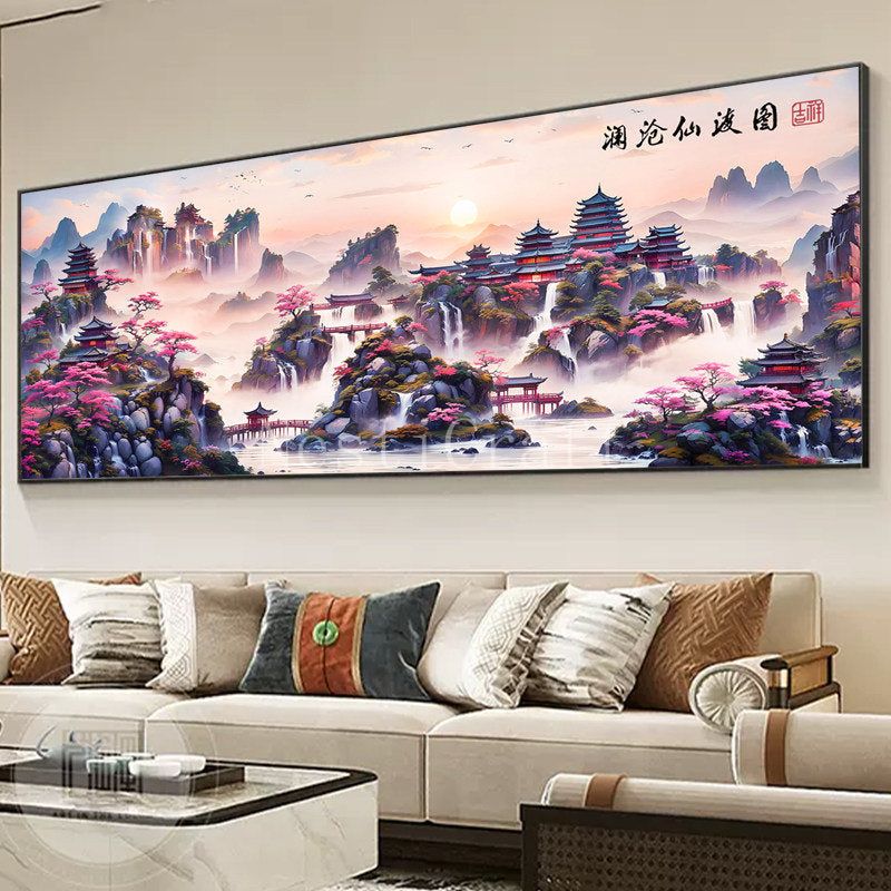Eastern Landscape Diamond Painting DIY Kit by Nesti Craft