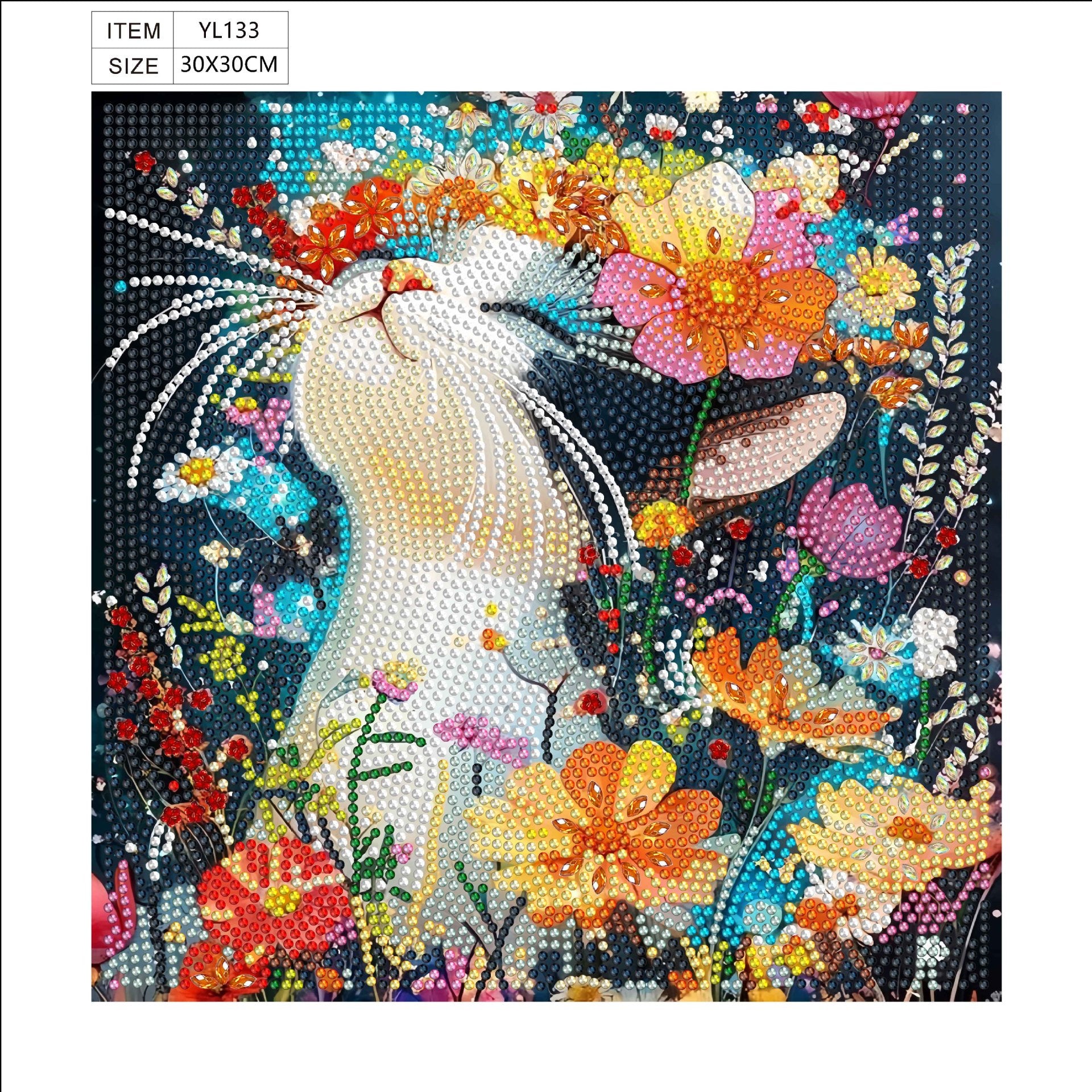 Vibrant Floral & Artistic Diamond Painting DIY Kit  by Nesti Craft