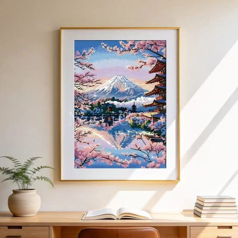 Mount Fuji Diamond Painting DIY Kit by Nesti Craft