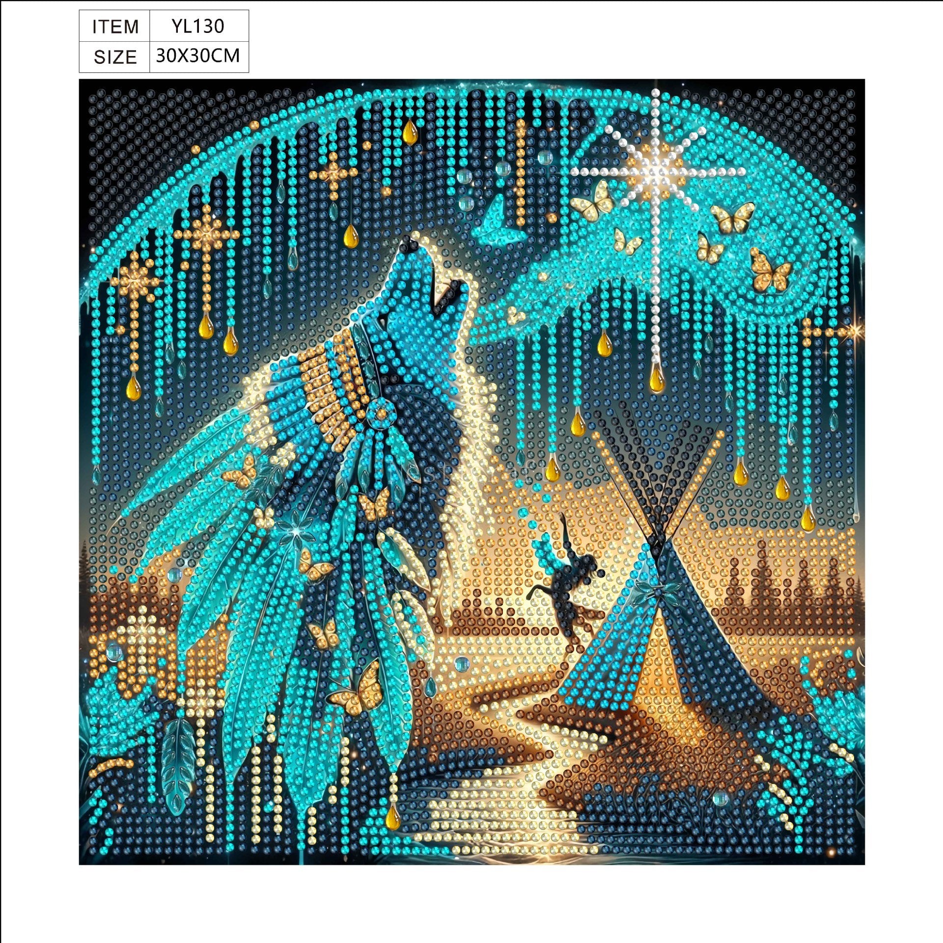 Sparkling Animal Theme Diamond Painting DIY Kit by Nesti Craft