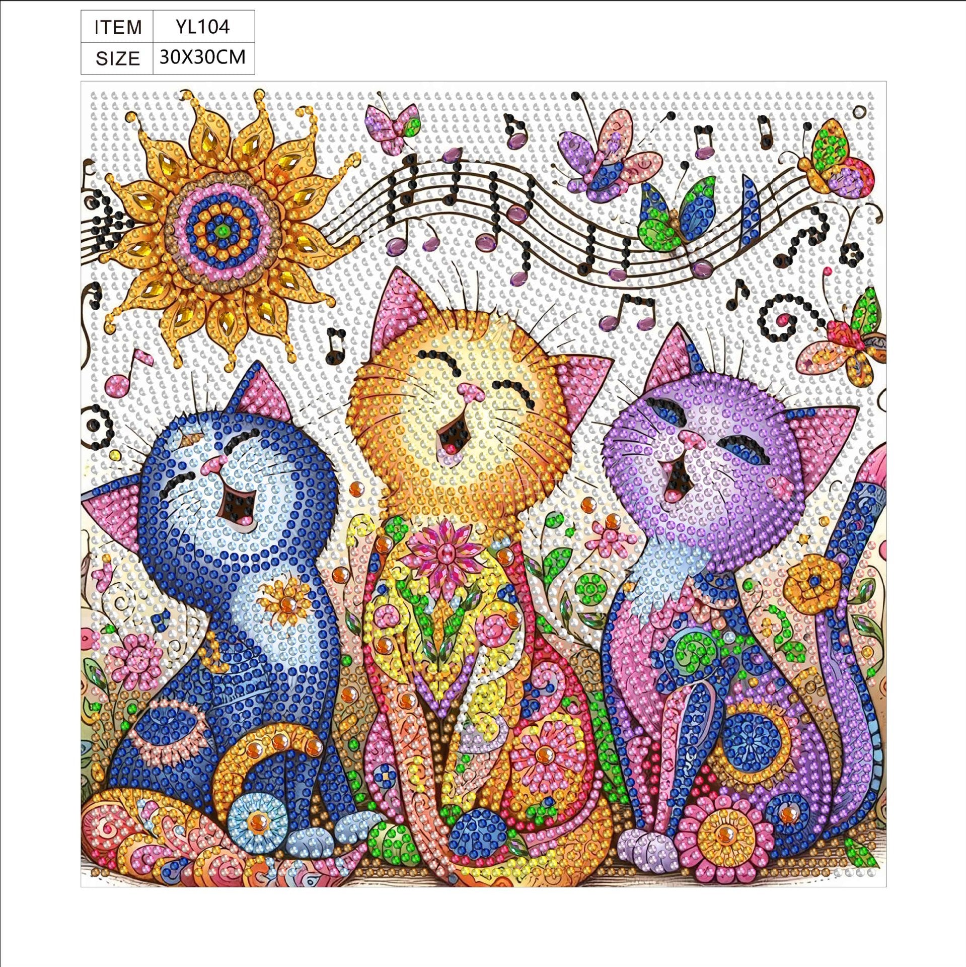 5D Animal Diamond Painting DIY Kit by Nesti Craft