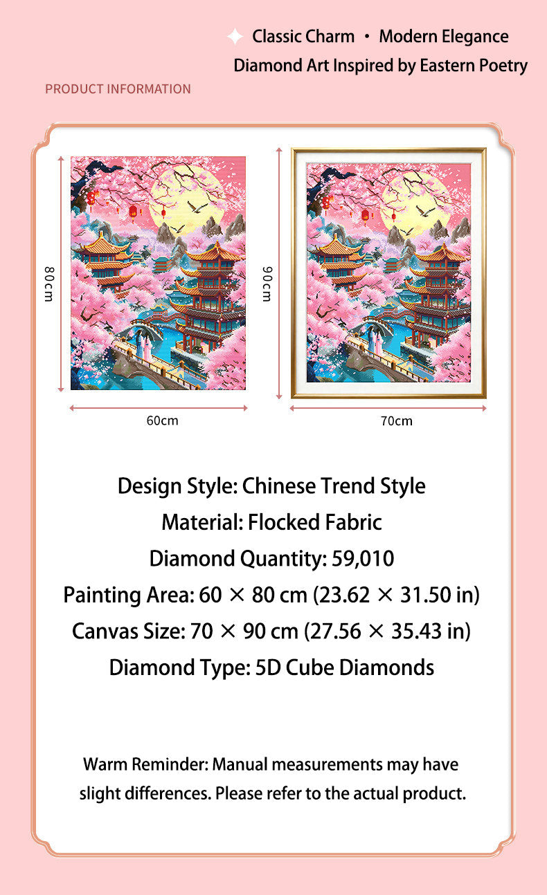New Chinese Style Landscape Diamond Painting DIY Kit by Nesti Craft