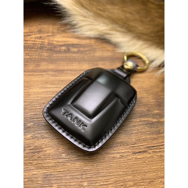 Custom Handmade Shell Cordovan Car Key Case