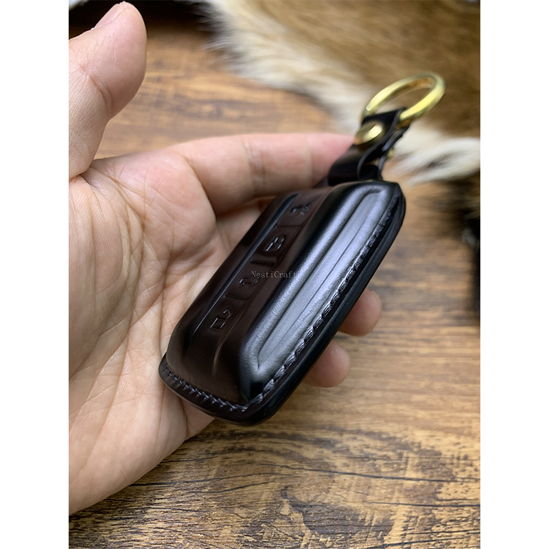 Custom Handmade Shell Cordovan Car Key Case