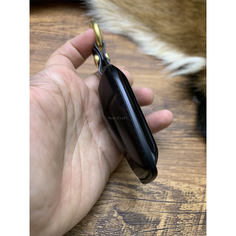 Custom Handmade Shell Cordovan Car Key Case