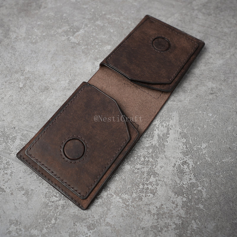 Handcrafted Leather Wallet & Card Case by Nesti Craft