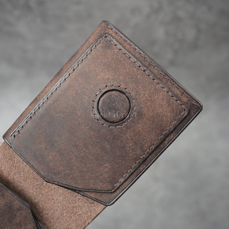 Handcrafted Leather Wallet & Card Case by Nesti Craft