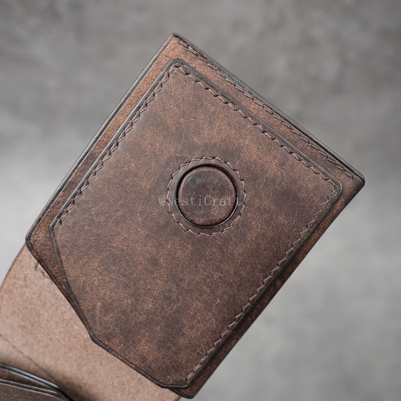 Handcrafted Leather Wallet & Card Case by Nesti Craft
