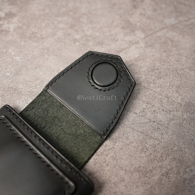 Handmade Buttero Leather Wallet — 6 Card Slots