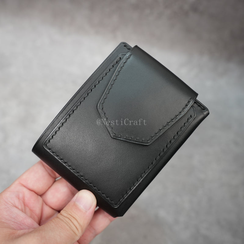 Handmade Buttero Leather Wallet — 6 Card Slots