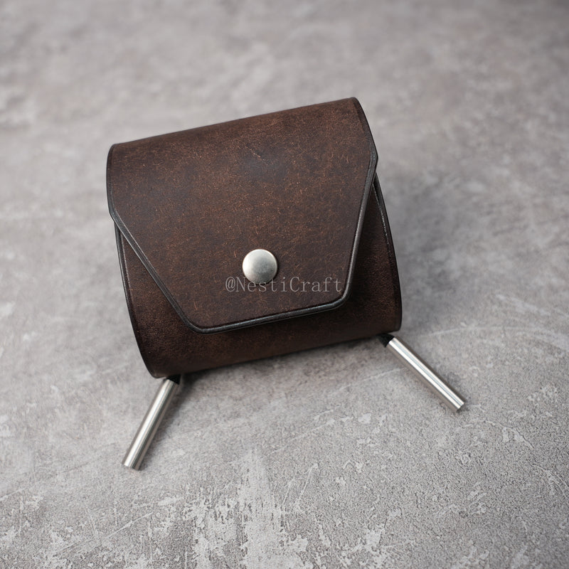 Handcrafted Pueblo Leather Cash Wrap Wallet By Nesti Craft