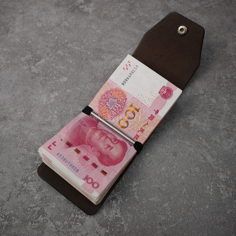 Handcrafted Pueblo Leather Cash Wrap Wallet By Nesti Craft