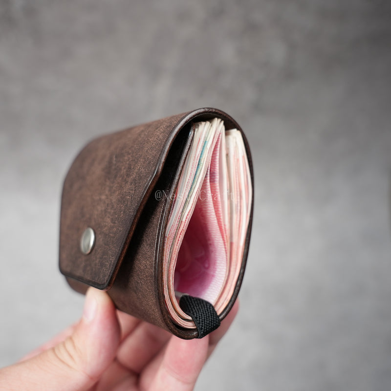 Handcrafted Pueblo Leather Cash Wrap Wallet By Nesti Craft