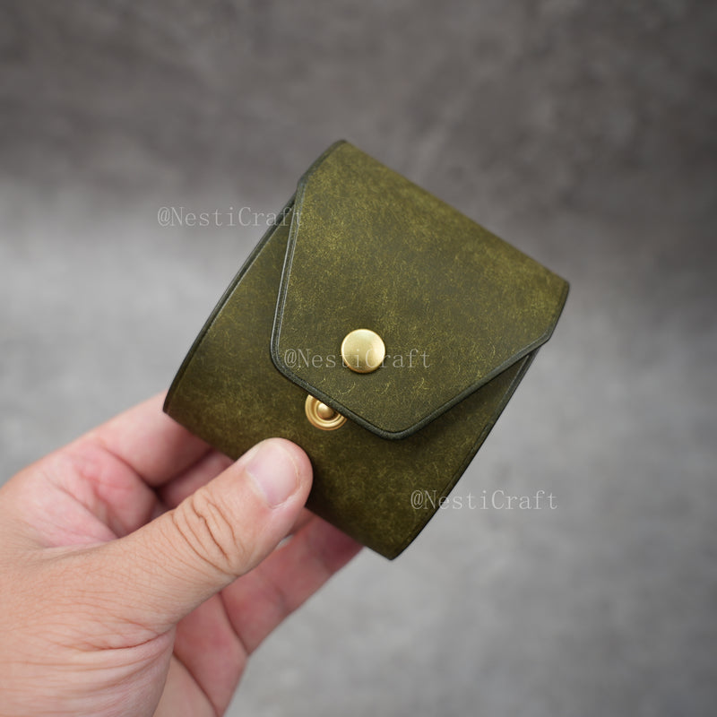 Handcrafted Pueblo Leather Cash Wrap Wallet By Nesti Craft