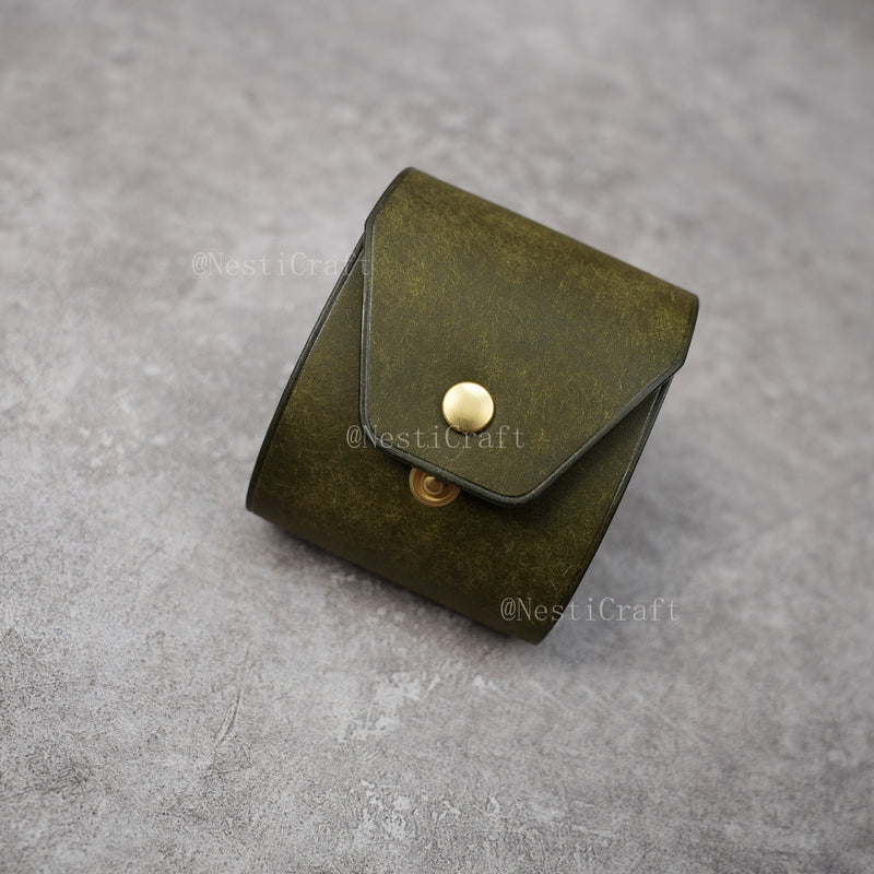 Handcrafted Pueblo Leather Cash Wrap Wallet By Nesti Craft