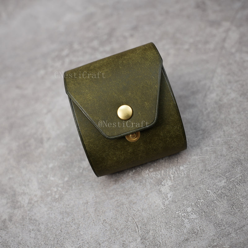 Handcrafted Pueblo Leather Cash Wrap Wallet By Nesti Craft