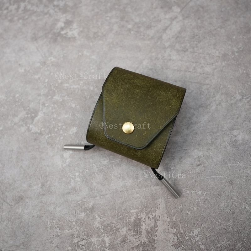 Handcrafted Pueblo Leather Cash Wrap Wallet By Nesti Craft