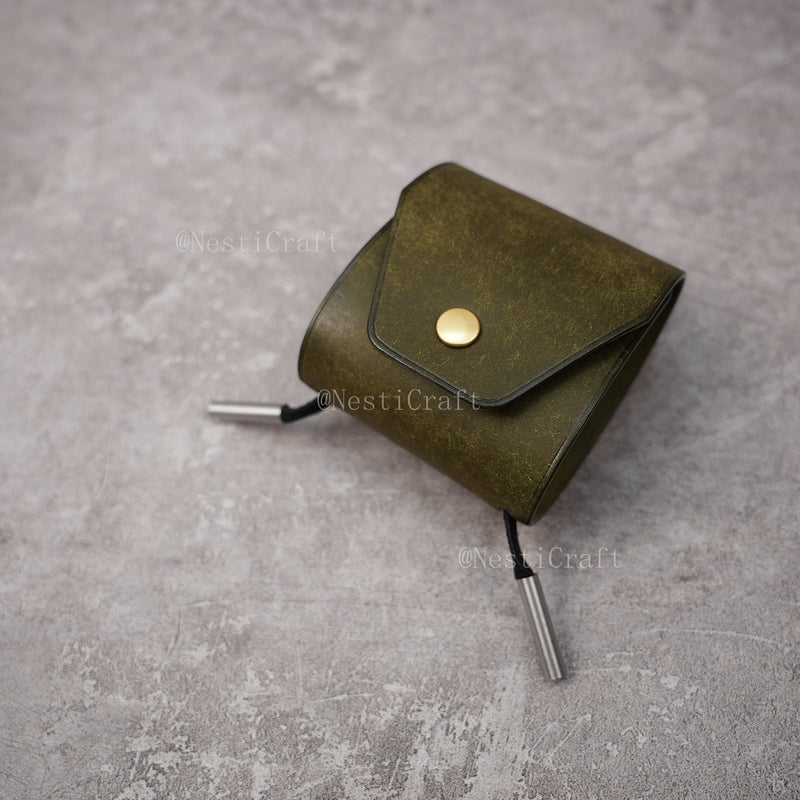 Handcrafted Pueblo Leather Cash Wrap Wallet By Nesti Craft
