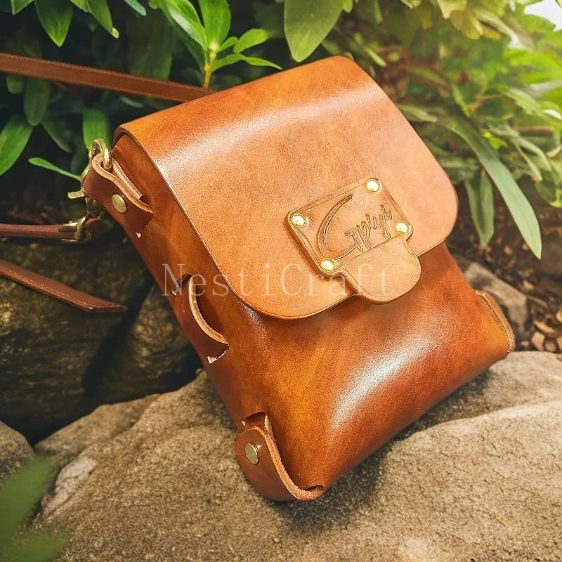 Handmade Genuine Leather Crossbody Bag