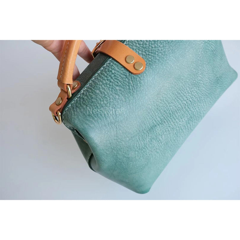 Handmade Top-grain Leather Doctor Bag by Nesti Craft