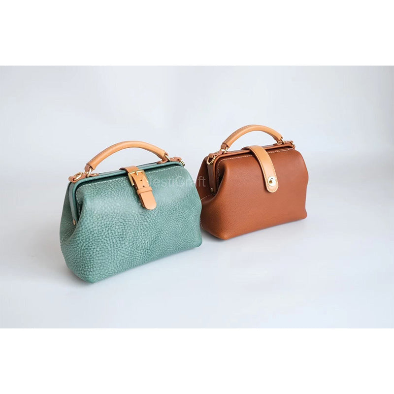 Handmade Top-grain Leather Doctor Bag by Nesti Craft