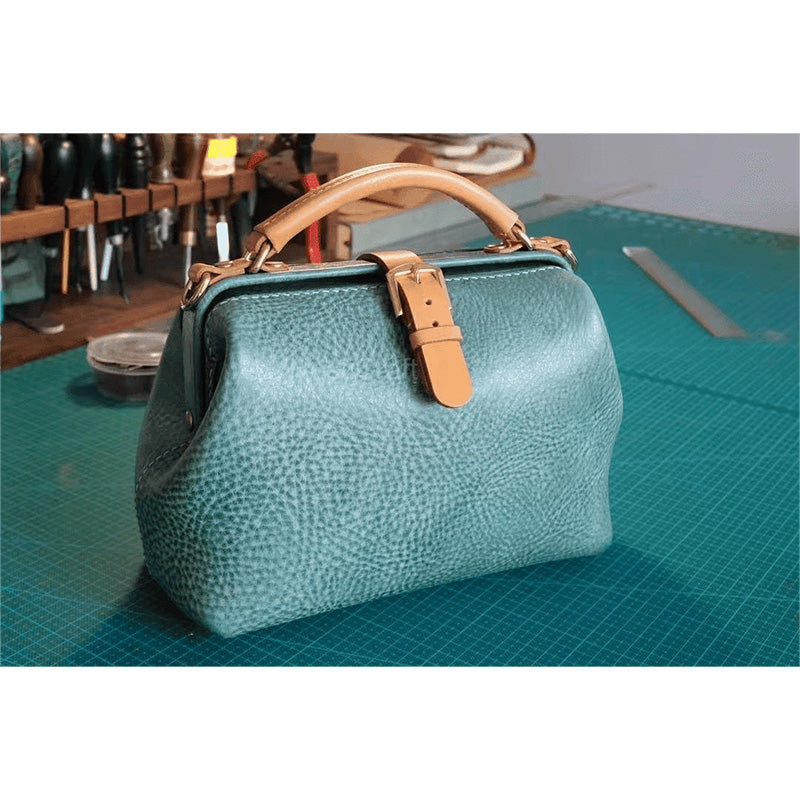 Handmade Top-grain Leather Doctor Bag by Nesti Craft