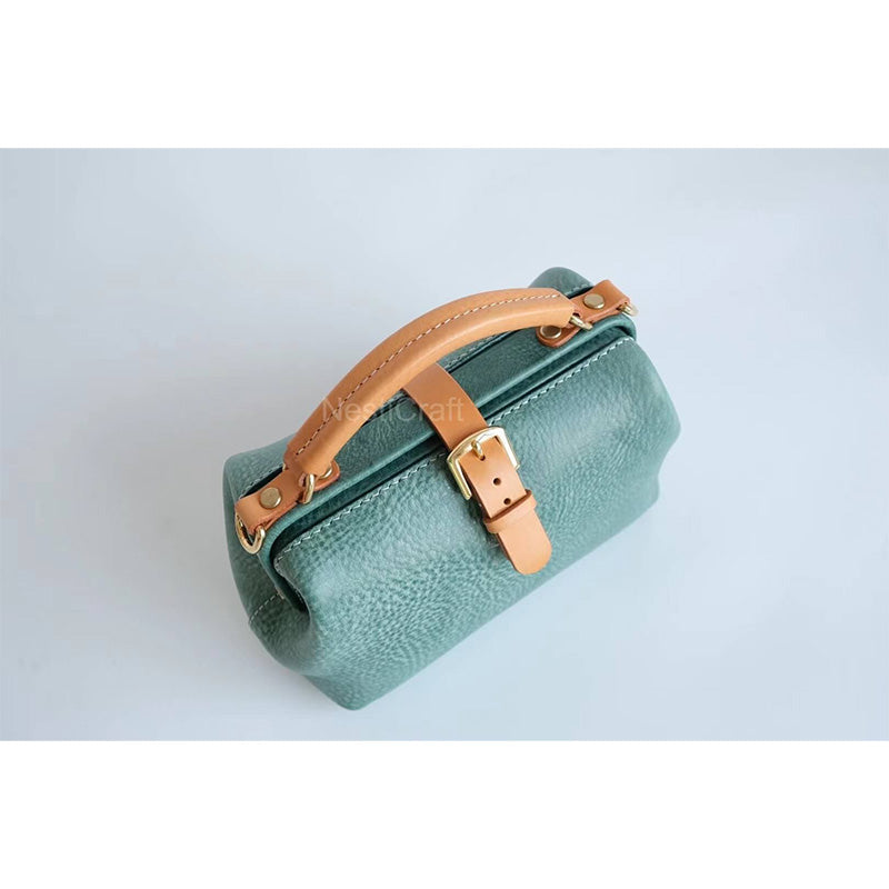 Handmade Top-grain Leather Doctor Bag by Nesti Craft