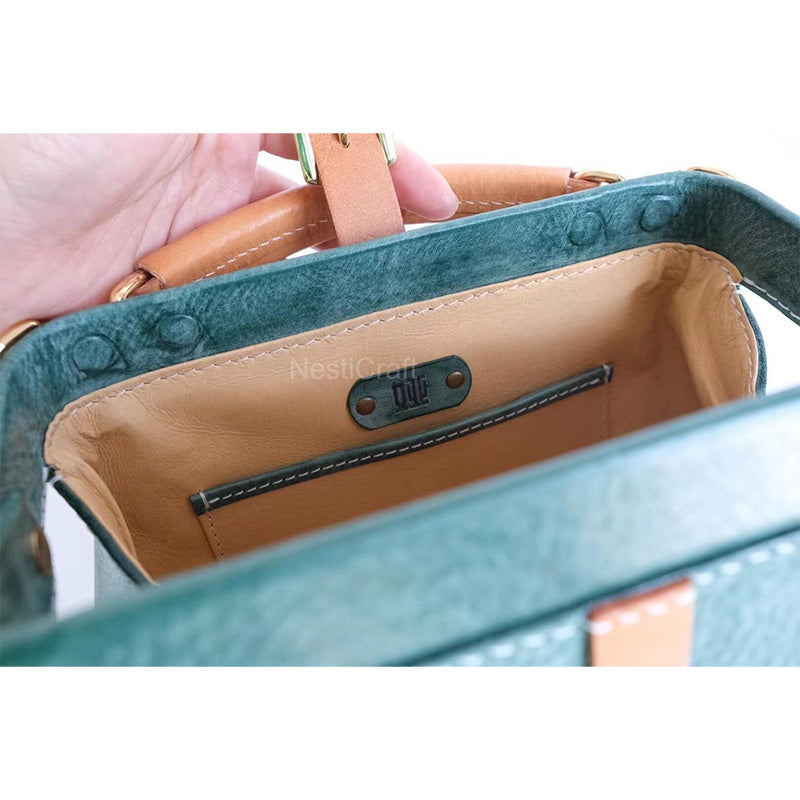 Handmade Top-grain Leather Doctor Bag by Nesti Craft