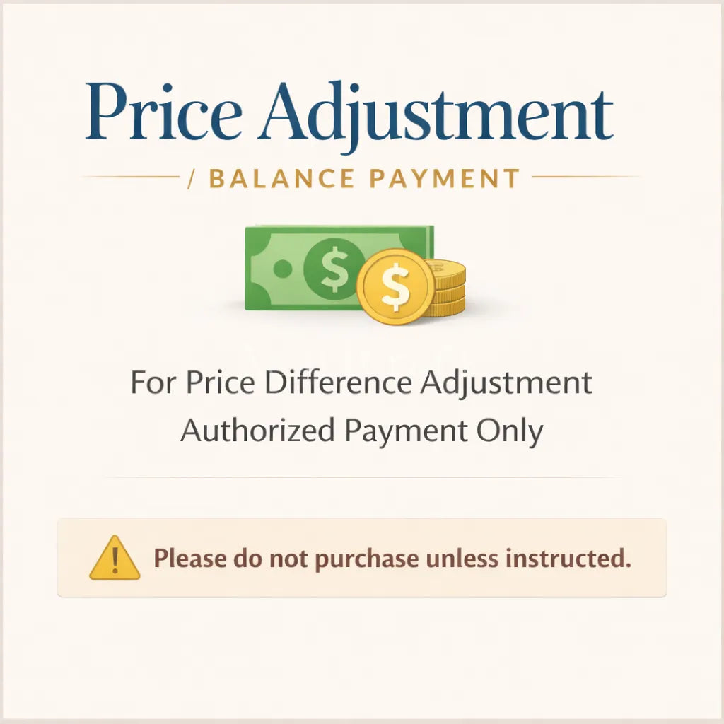 Price Adjustment – For Existing Orders Only