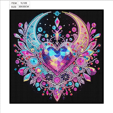 5D Diamond Painting DIY Kit – Colorful Animals & Heart Designs  by Nesti Craft