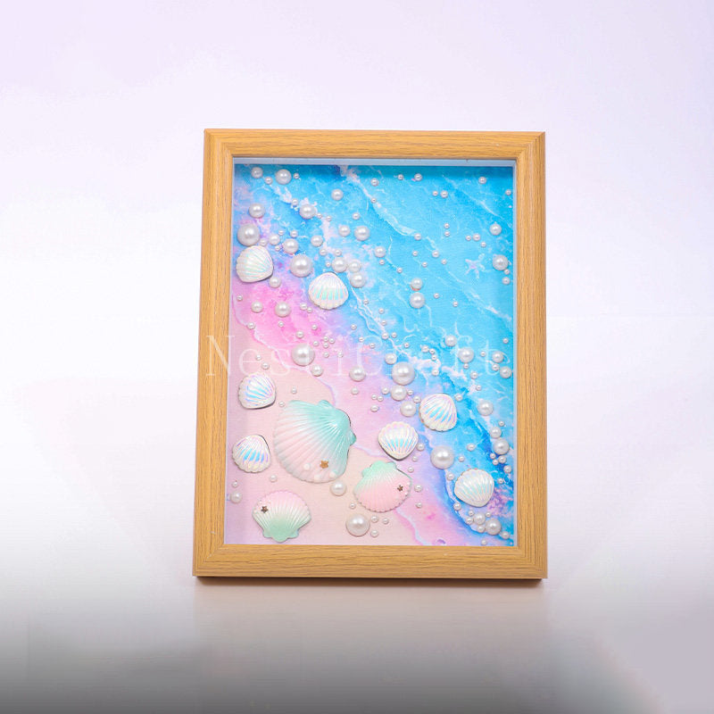 Shell Beach Diamond Painting DIY Kit  by Nesti Craft