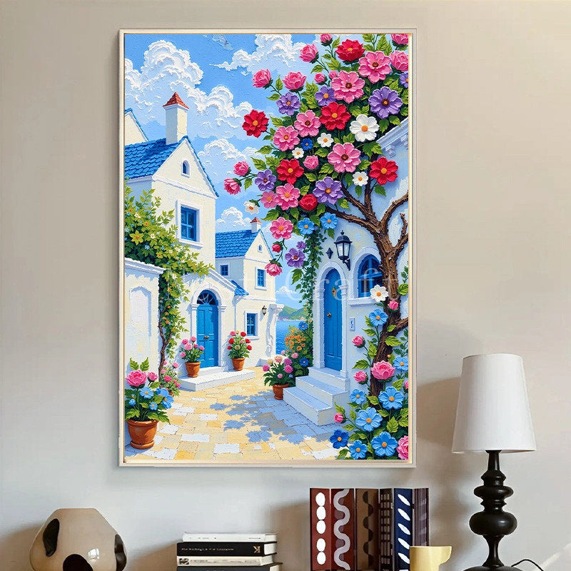 Island Town Diamond Painting DIY Kit by Nesti Craft