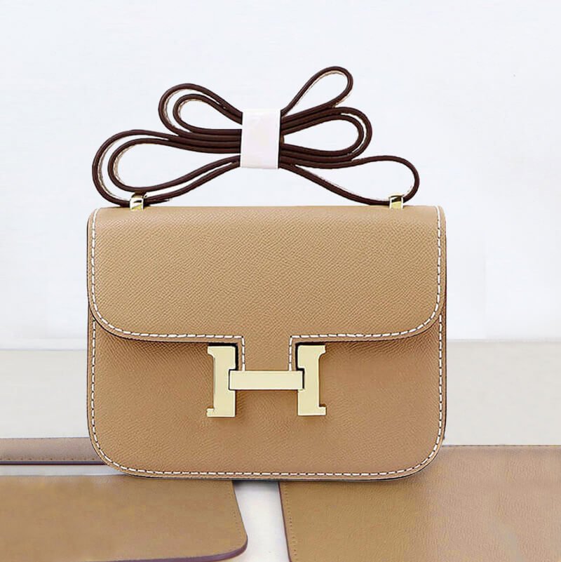 Constance Bag Leather DIY Kit ¨C Babylon Leather - Babylon LeatherBabylon LeatherSY08 - Brown - White