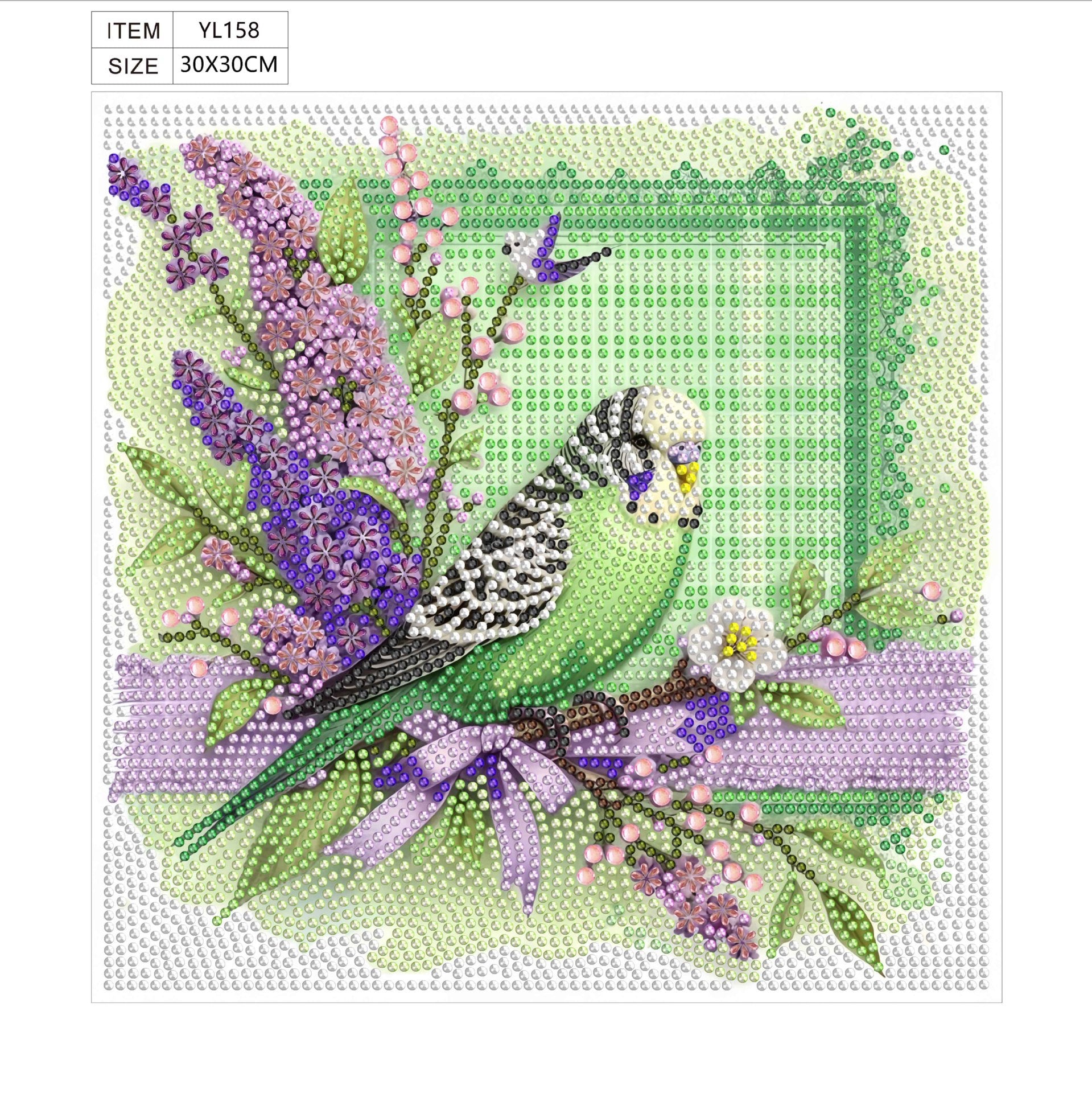 5D Diamond Painting DIY Kit – Colorful Birds & Nature Designs by Nesti Craft