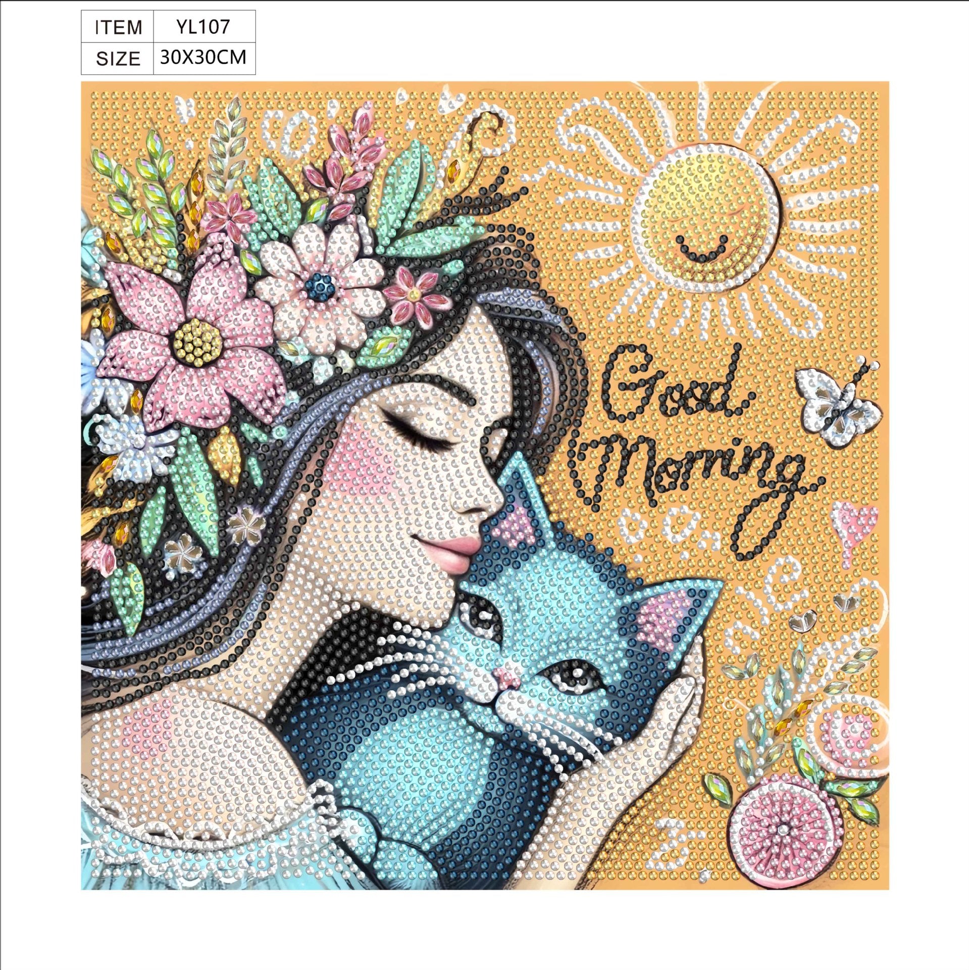 Diamond Painting DIY Kit – Vibrant Floral & Animal Designs by Nesti Craft