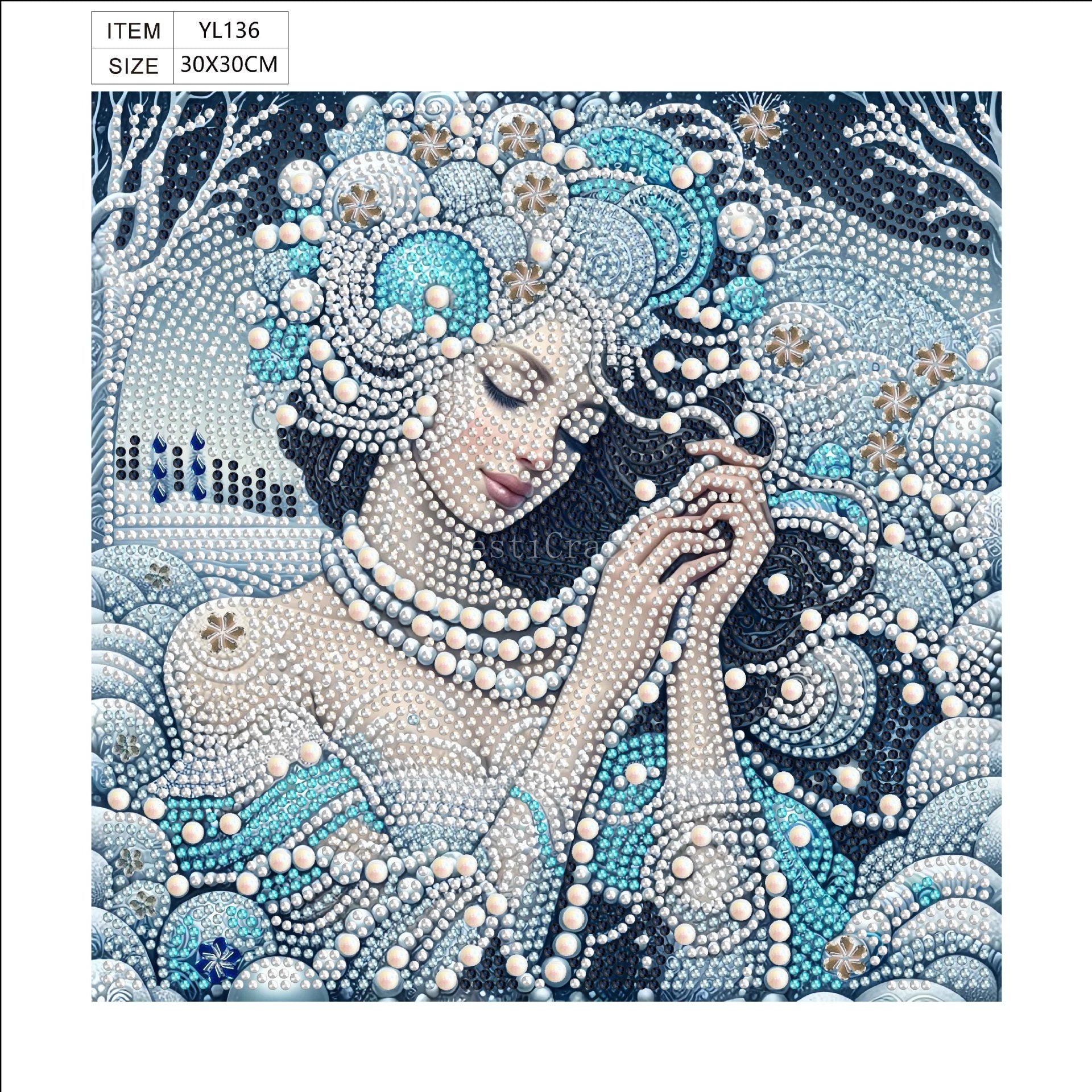 Vibrant Floral & Artistic Diamond Painting DIY Kit  by Nesti Craft