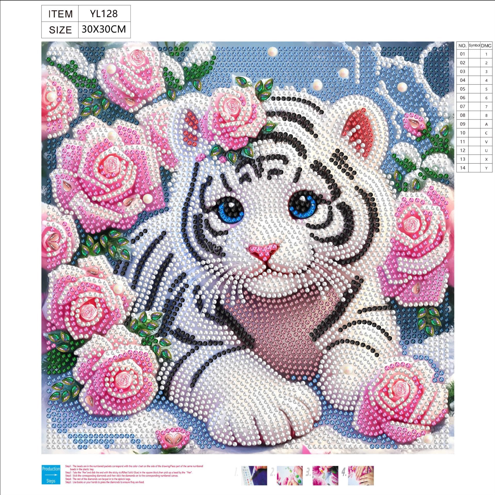 Sparkling Animal Theme Diamond Painting DIY Kit by Nesti Craft